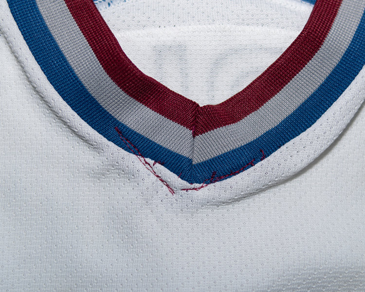 Scott Parker Colorado Avalanche game worn jersey tagging Scott Parker Colorado Avalanche game worn jersey tagging