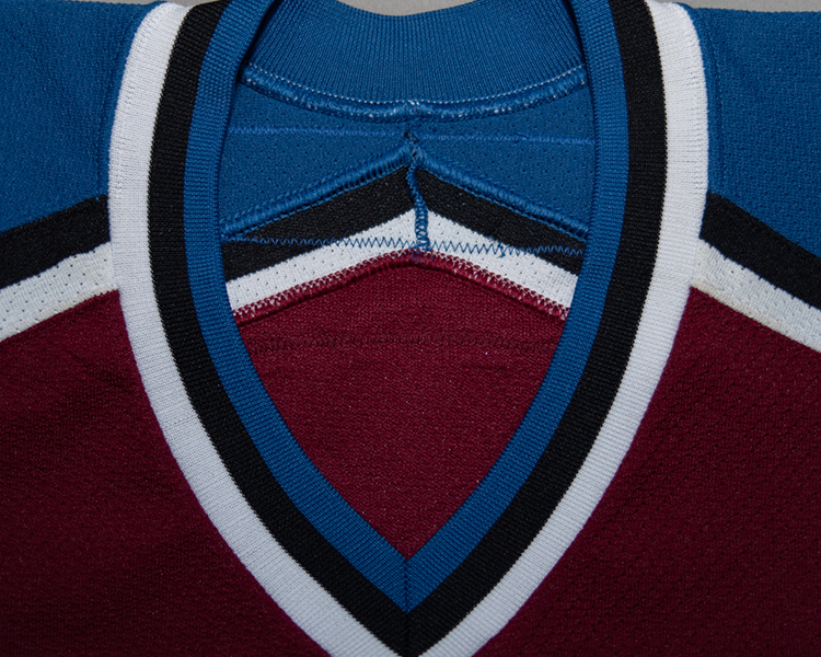 Riku Hahl Colorado Avalanche game worn jersey tagging Riku Hahl Colorado Avalanche game worn jersey tagging