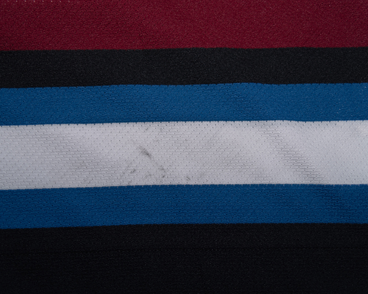 Brian Willsie Colorado Avalanche game worn jersey tagging Brian Willsie Colorado Avalanche game worn jersey tagging