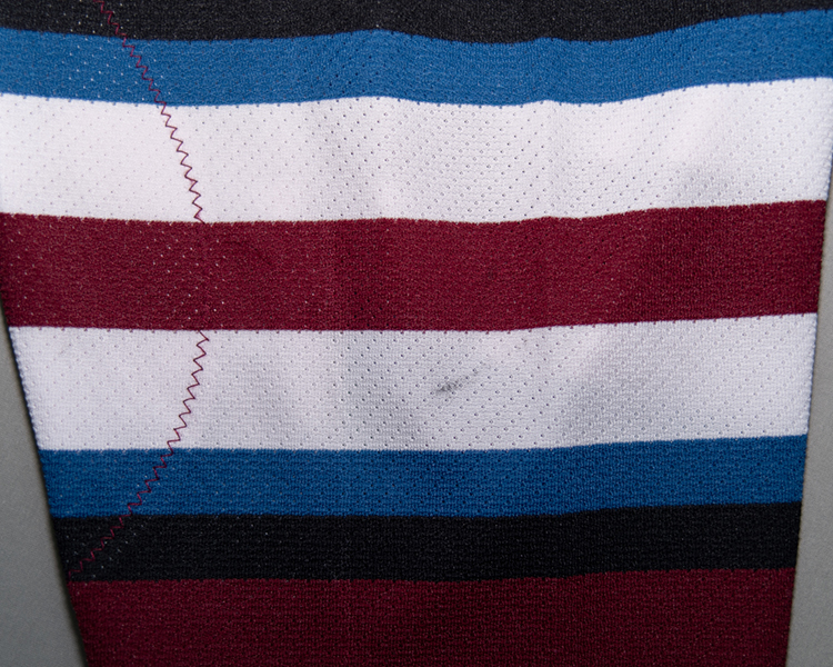 Brian Willsie Colorado Avalanche game worn jersey tagging Brian Willsie Colorado Avalanche game worn jersey tagging