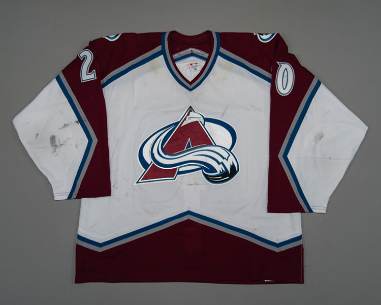Cody McCormick Colorado Avalanche game worn jersey Front Cody McCormick Colorado Avalanche game worn jersey Front