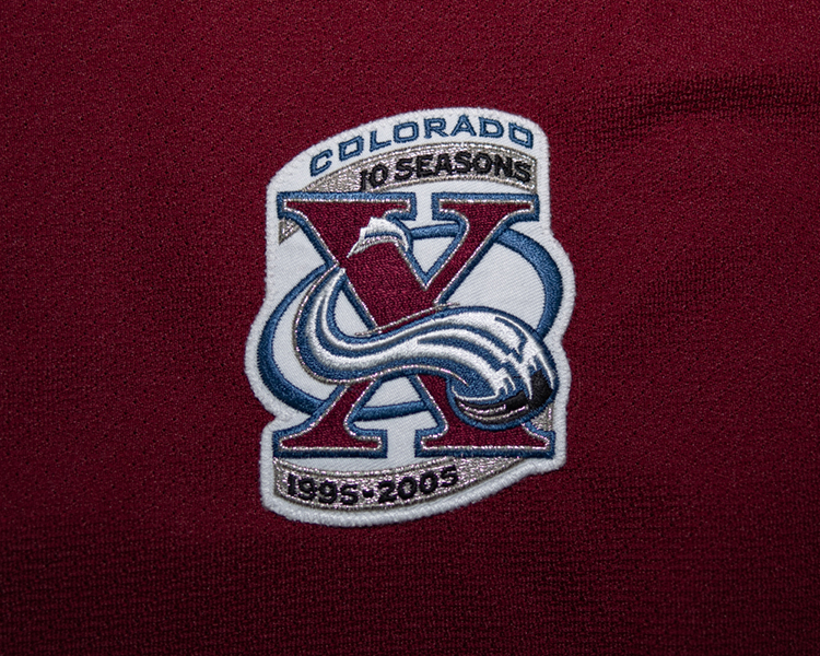 Antti Laaksonen Colorado Avalanche game worn jersey tagging Antti Laaksonen Colorado Avalanche game worn jersey tagging