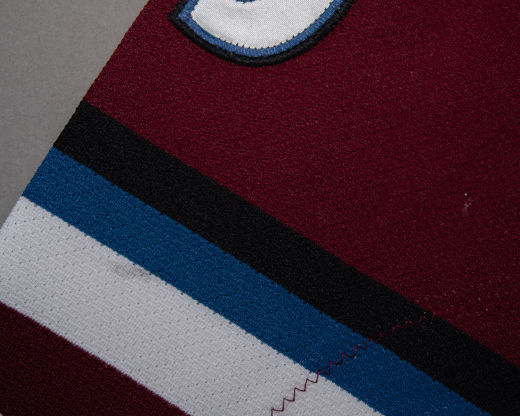 Andrew Brunette Colorado Avalanche game worn jersey tagging Andrew Brunette Colorado Avalanche game worn jersey tagging