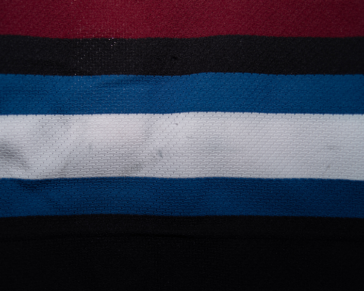 Andrew Brunette Colorado Avalanche game worn jersey tagging Andrew Brunette Colorado Avalanche game worn jersey tagging