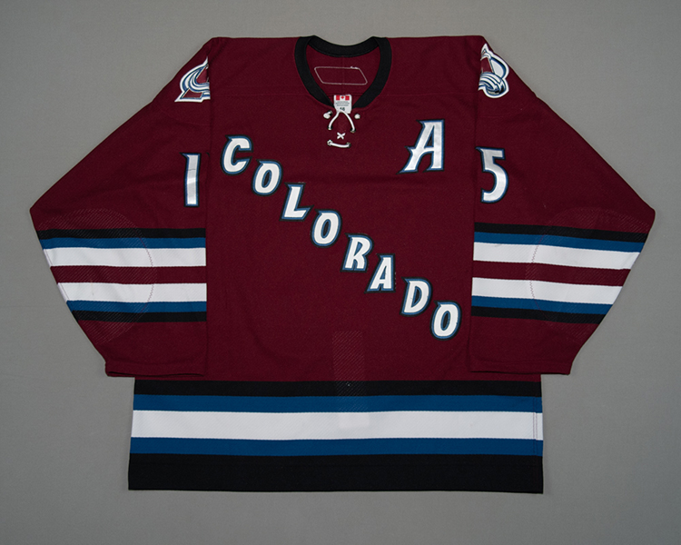 Andrew Brunette Colorado Avalanche game worn jersey Front Andrew Brunette Colorado Avalanche game worn jersey Front