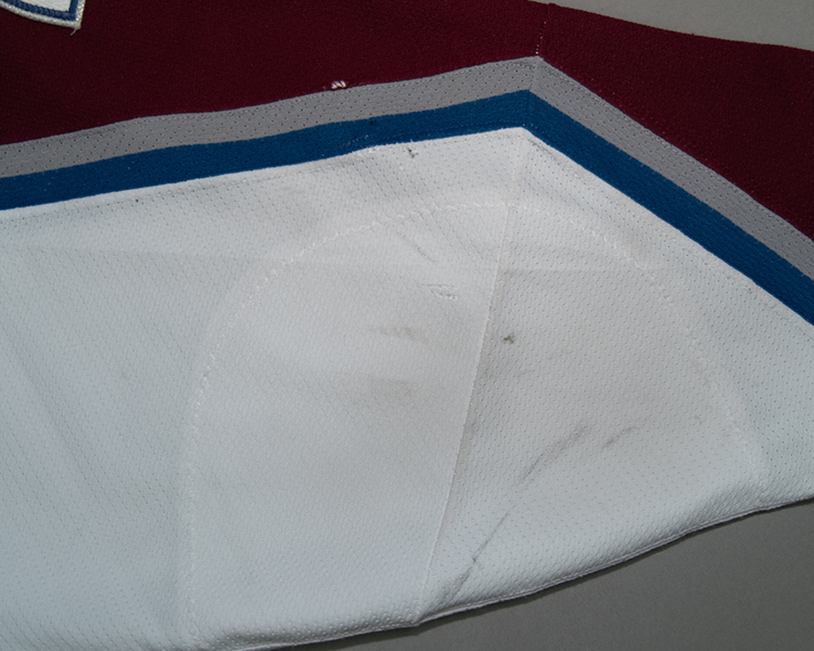 Paul Stastny Colorado Avalanche game worn jersey tagging Paul Stastny Colorado Avalanche game worn jersey tagging