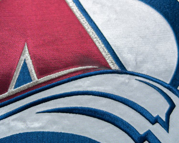Jeff Finger Colorado Avalanche game worn jersey tagging Jeff Finger Colorado Avalanche game worn jersey tagging