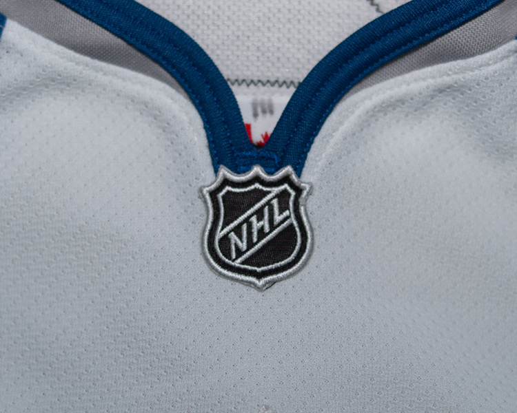 Wojtek Wolski Colorado Avalanche game worn jersey tagging Wojtek Wolski Colorado Avalanche game worn jersey tagging