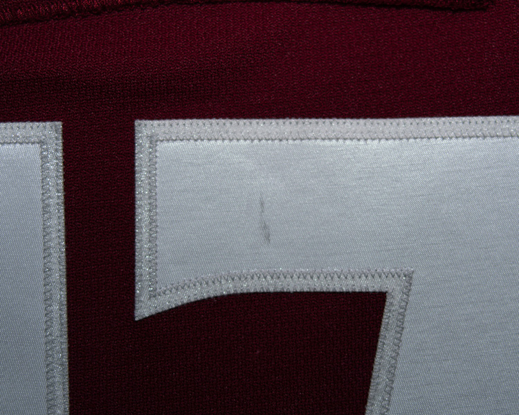 Tyson Jost game worn jersey Rear number Tyson Jost game worn jersey Rear number