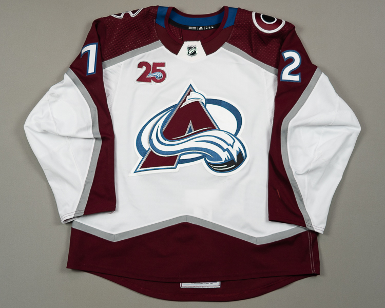 Joonas Donskoi 2020-2021 game worn jersey front Joonas Donskoi 2020-2021 game worn jersey front