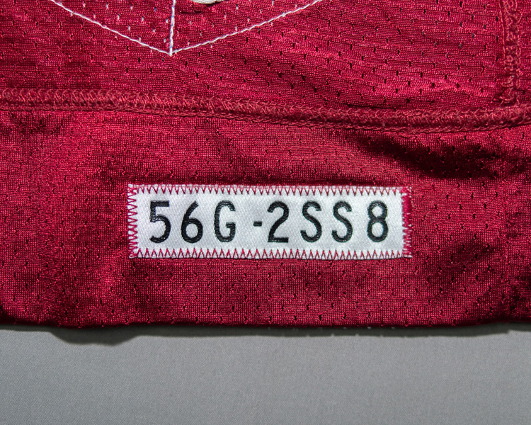 Craig Billington Colorado Avalanche game worn jersey tagging Craig Billington Colorado Avalanche game worn jersey tagging