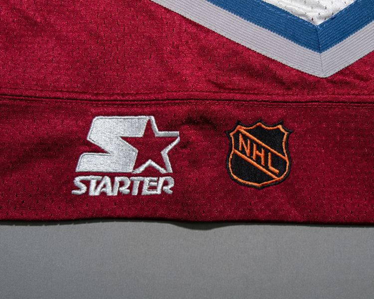 Craig Billington Colorado Avalanche game worn jersey tagging Craig Billington Colorado Avalanche game worn jersey tagging