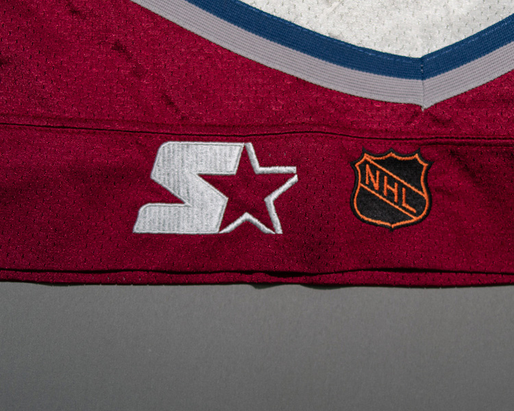 Shean Donovan Colorado Avalanche game worn jersey tagging Shean Donovan Colorado Avalanche game worn jersey tagging